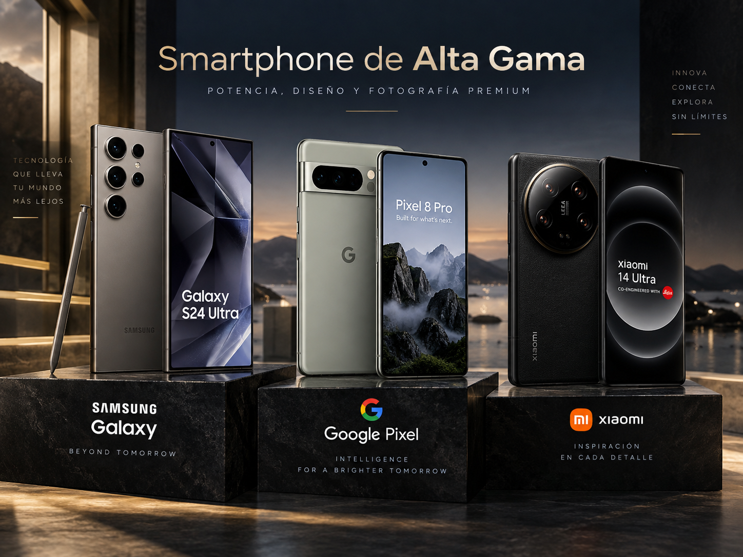 Smartphones Android Samsung, Xiaomi, Pixel y Motorola comparados en Mercado Libre